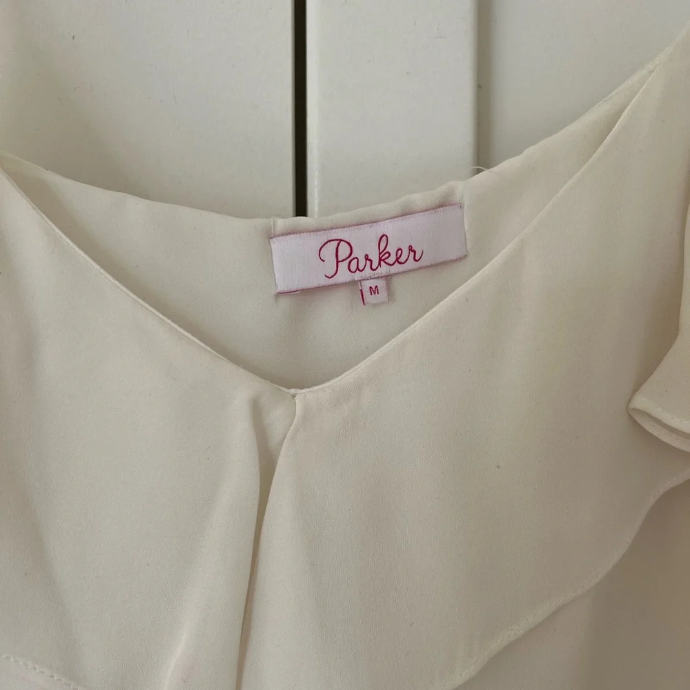 Parker Ruffle Silk Cami - Picture 4 of 5